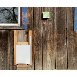 Automatik-Hühnertür 43 x 40 cm grau