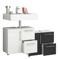 Badunterschrank Flandu weiß