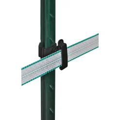 Band-Isolator T-Post für 50 mm schwarz 25 Stück