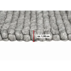 Barbara Becker Teppich BB Brave grau 140 x 200 cm