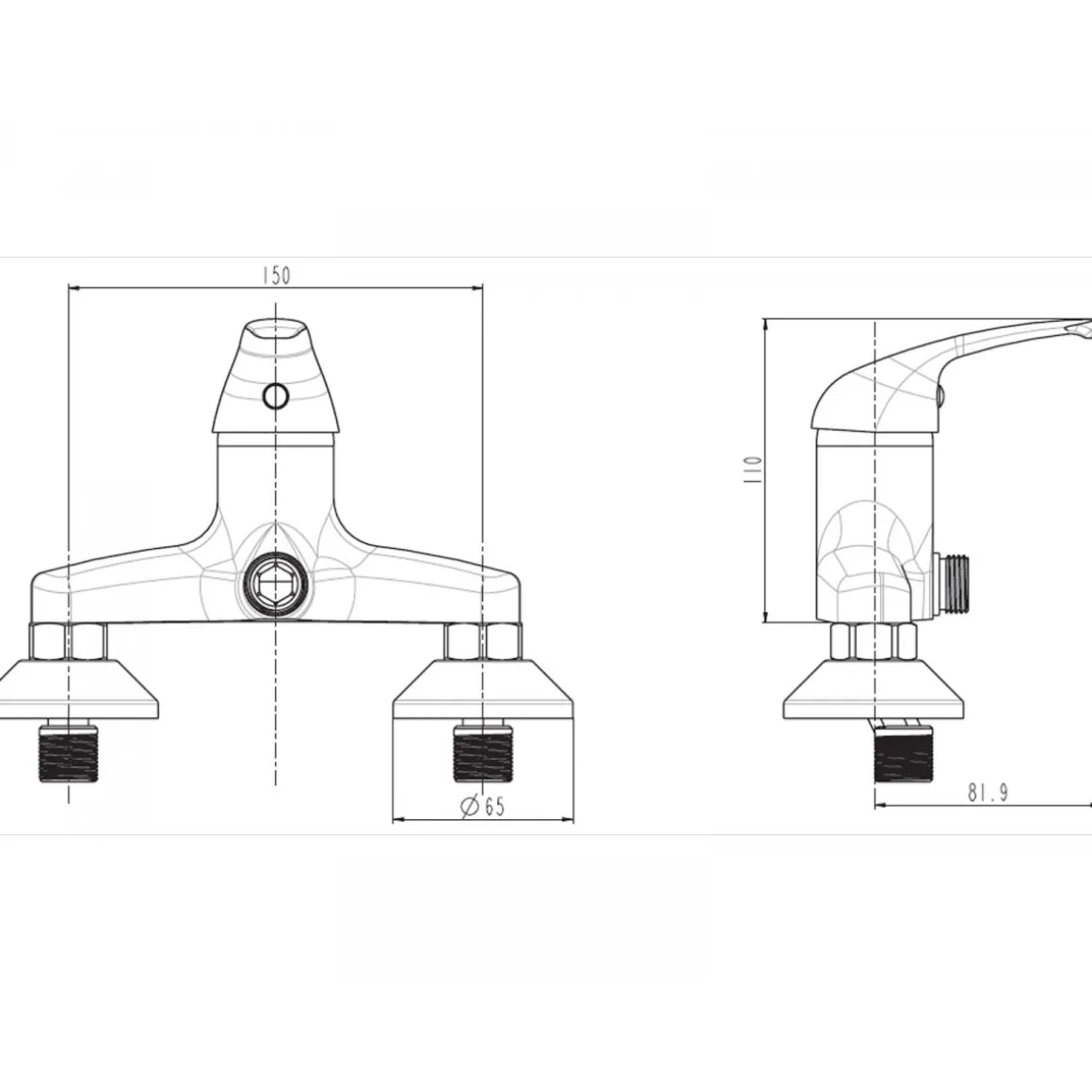 Basic Duscharmatur Nizza