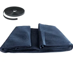 Basic Fliegengitter schwarz 130 x 150 cm