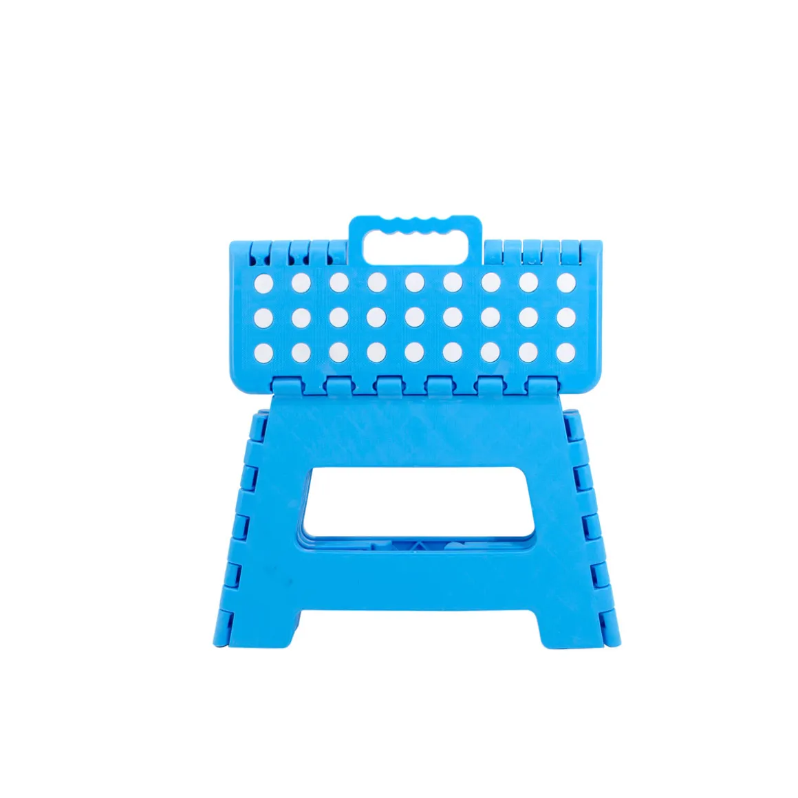 Basic Klapphocker 25 x 28 x 23 cm blau mit Tragegriff