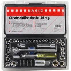 Basic Steckschlüssel-Satz 40-teilig
