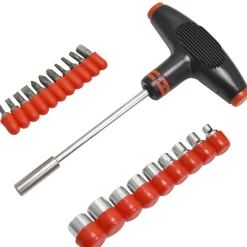 Basic T-Griffschraubendreher inklusive Bit-Satz