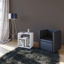 Beistelltisch Zeito weiß/grün