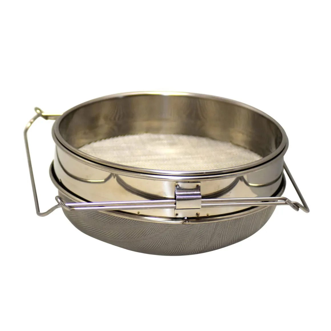 Bienenreich Doppelsieb für Honigeimer 2-teilig Edelstahl