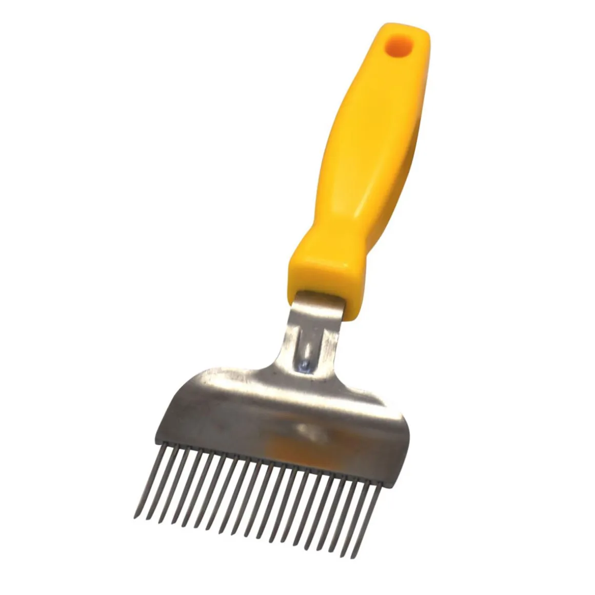 Bienenreich Entdeckelungsgabel Standard silber/ gelb