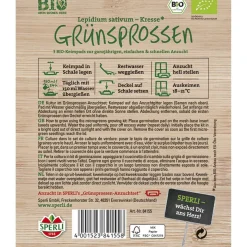 BIO Kresse für Micro Green Anzuchtset Nachfüllpads