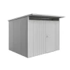 Biohort Gerätehaus AvantGarde A6 silber- metallic mit Standardtür