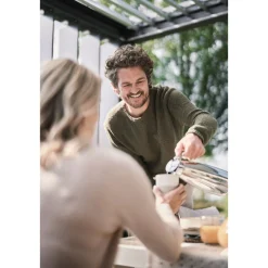 Biohort Pergola Gr. 4 x 3 dunkelgrau/silber-metallic