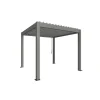 Biohort Pergola Gr. 3 x 3 quarzgrau/silber-metallic