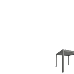 Biohort Pergola Gr. 3 x 3,5 quarzgrau/silber-metallic