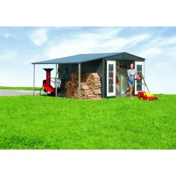 Biohort Rückwand zu WoodStock 150 silber-metallic