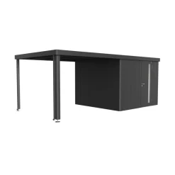 Biohort Seitendach zu Gerätehaus Neo Gr. 3A/3B/3C/3D dunkelgrau-metallic