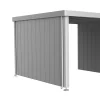 Biohort Seitenwand für Seitendach zu Gerätehaus Neo Gr. 4A/4B/4C/4D silber-metallic