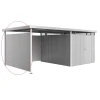 Biohort Seitenwand für Seitendach zu Gerätehaus HighLine H5 silber-metallic