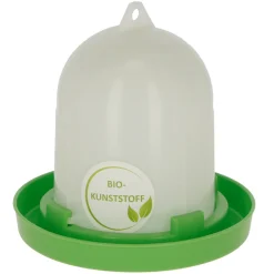 Bio-Kunststofftränke 1,5 L weiß-grün