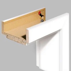 Borne Komplett-Zarge 198,5 x 61 x 33 cm weiß rechts