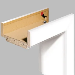 Borne Komplett-Zarge 198,5 x 86 x 26,5 cm Softkante design-weiß rechts