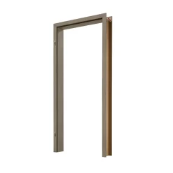 Borne Türzarge komplett CPL Lärche smoke 86 x 198,5 x 14 cm DIN rechts