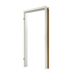 Borne Türzarge komplett CPL weiß mit profilierter Kante 86 x 198,5 x 26,5 cm DIN rechts