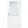 Borne Zimmertür Castell Weißlack mit Lichtausschnitt 86 x 198,5 cm DIN rechts