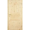 Borne Zimmertür Landhaus 03 Kiefer roh 98,5 x 198,5 cm DIN rechts