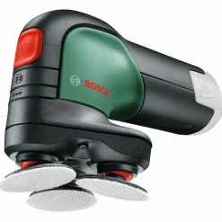 Bosch Akku-Tellerschleifer und Polierer-Set EasyCurvSander 12 ohne Akku 14-teilig