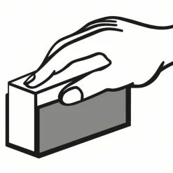 Bosch Handschleifpapier-Set 23 x 28 cm K40/80/120 blau