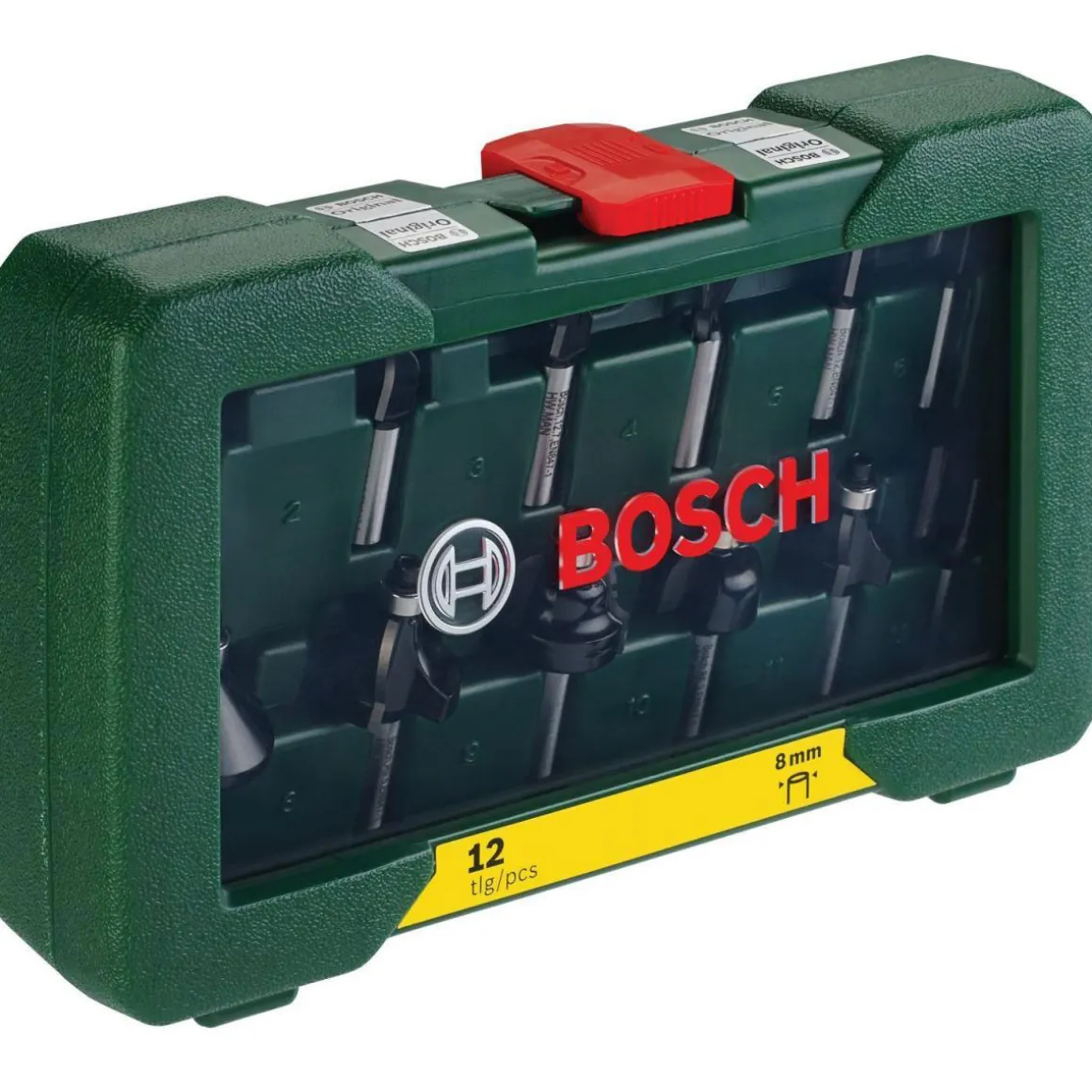 Bosch Prom HM-Fräserset 8 mm Schaft 12- teilig