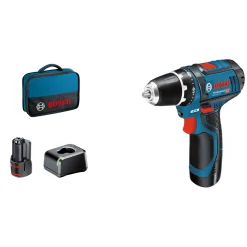 Bosch Professional Akkuschrauber-Set GSR 12V 15 4-teilig