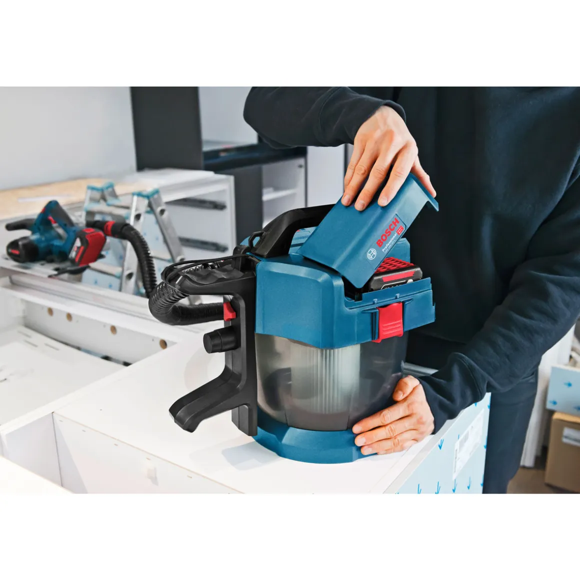 Bosch Professional Akku-Staubsauger-Set GAS 18V-10 solo