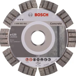 Bosch Professional Diamanttrennscheibe Best for Concrete 125 x 22,23 x 2,2 x 12 mm