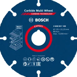 Bosch Professional Expert Carbide Multi Wheel Trennscheibe 125 mm 22,23 mm
