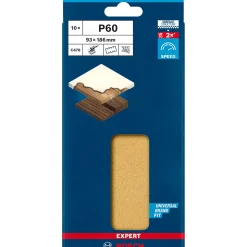 Bosch Professional Expert C470 Schleifpapier mit 8 Löchern für Schwingschleifer 93 x 186 mm G 60 10- teilig