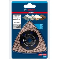 Bosch Professional Expert Sanding Plate AVZ 90 RT4 Blatt für Multifunktionswerkzeuge 90 mm