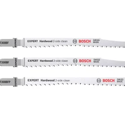 Bosch Professional Expert Hardwood 2-side clean Stichsägeblatt-Set 2- teilig T308BF/BFP