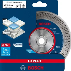 Bosch Professional Expert HardCeramic Diamanttrennscheiben 125 x 22,23 x 1,4 x 10 mm