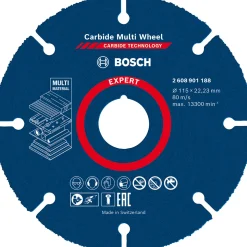 Bosch Professional Expert Carbide Multi Wheel Trennscheibe 115 mm 22,23 mm