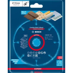 Bosch Professional Expert Carbide Multi Wheel Trennscheibe 115 mm 22,23 mm
