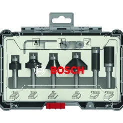 Bosch Professional Rand- und Kantenfräse-Set GKF 12V 6-teilig
