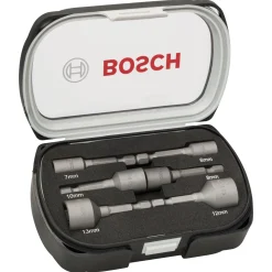 Bosch Professional 6-teiliges Steckschlüssel-Set 6–13 mm