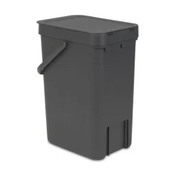 BRABANTIA Abfallbehälter Sort und Go 12 L grau