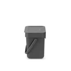 Brabantia Abfalleimer Sort & Go 18,8 x 18,1 x 13,9 cm grau