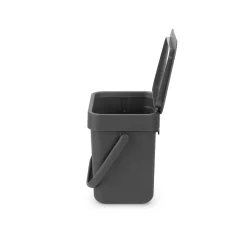 Brabantia Abfalleimer Sort & Go 18,8 x 18,1 x 13,9 cm grau