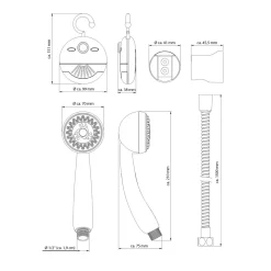 Brauseset Shower und Swing inkl Duschradio