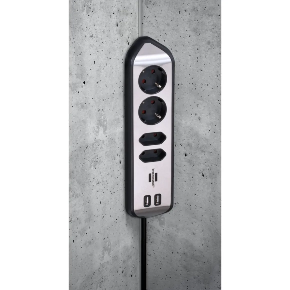 Brennenstuhl Estilo Eck-Steckdosenleiste 2m