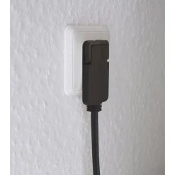 Brennenstuhl Qualitäts-Kunststoff-Verlängerungskabel mit Flachstecker 300 cm schwarz