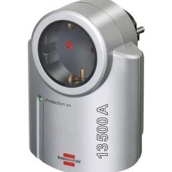 Brennenstuhl Steckdosenadapter Primera-Line Überspannungsschutz silber/schwarz